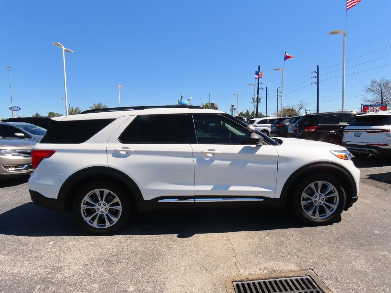 used 2023 Ford Explorer car, priced at $24,999