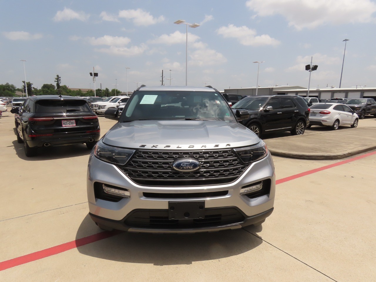 2022 Ford Explorer XLT Iconic Silver Metallic at Planet Ford