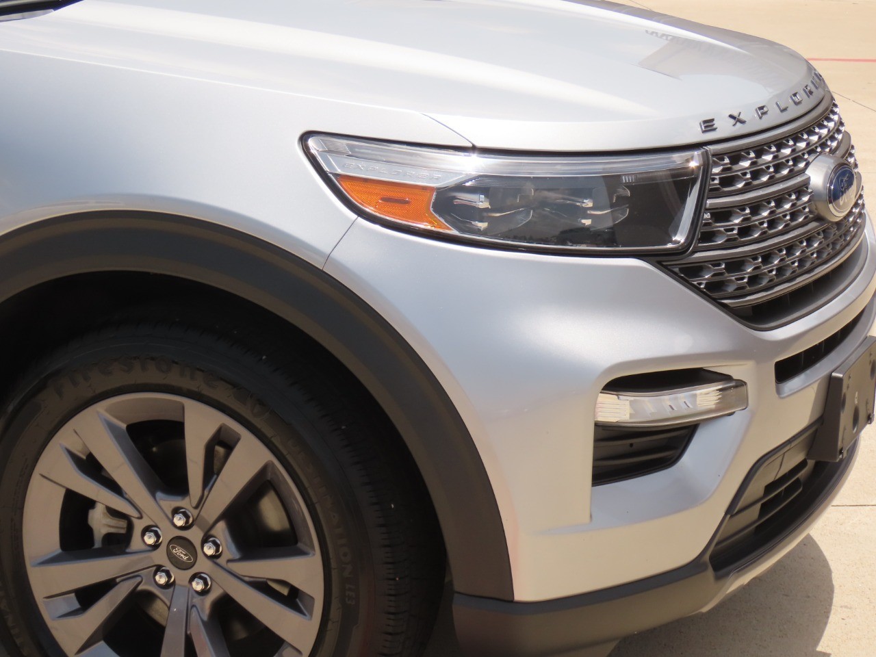2022 Ford Explorer XLT Iconic Silver Metallic at Planet Ford