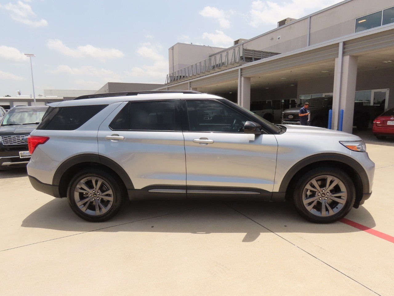 2022 Ford Explorer XLT Iconic Silver Metallic at Planet Ford