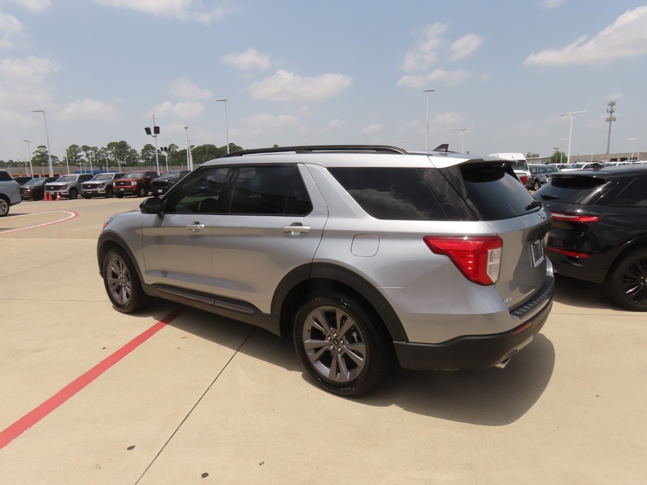 2022 Ford Explorer XLT Iconic Silver Metallic at Planet Ford