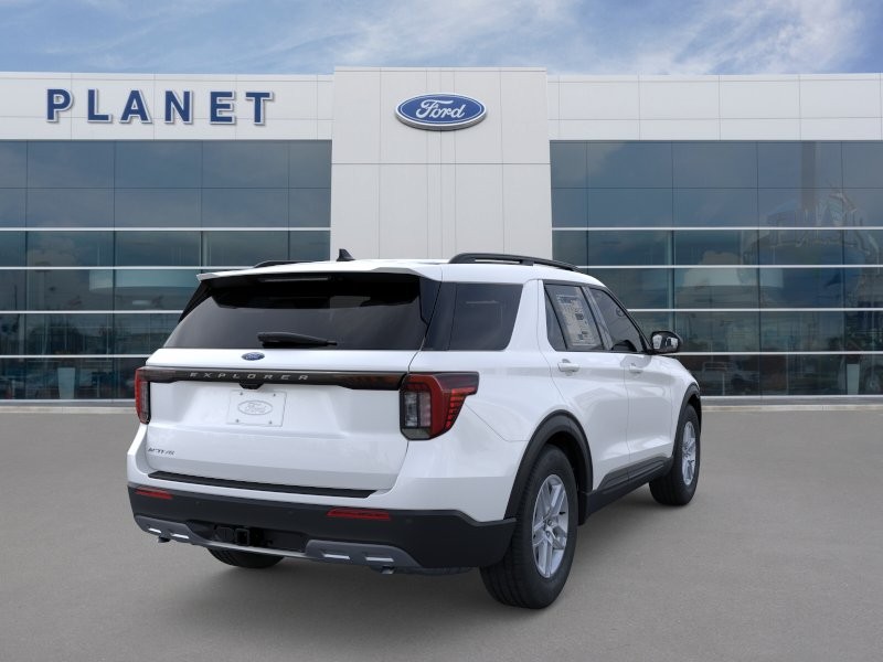 2026 Ford Explorer Active w/200A Pkg Star White Metallic Tri-Coat at Planet Ford