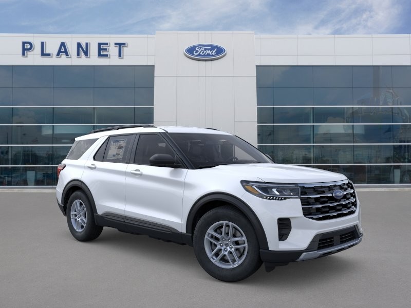 2026 Ford Explorer Active w/200A Pkg Star White Metallic Tri-Coat at Planet Ford