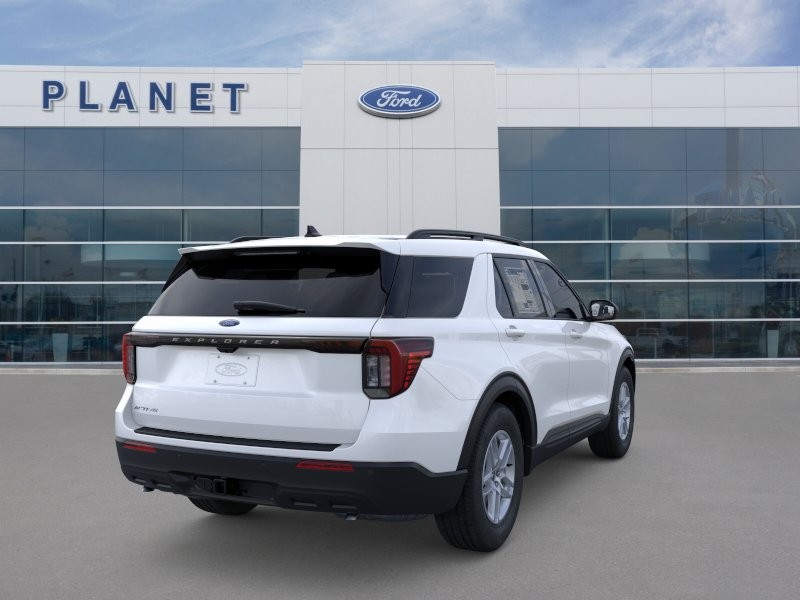 2026 Ford Explorer Active w/200A Pkg Star White Metallic Tri-Coat at Planet Ford