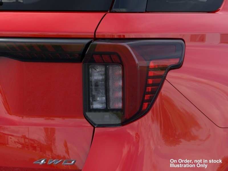 2026 Ford Explorer Platinum Rapid Red Metallic Tinted Clearcoat at Planet Ford