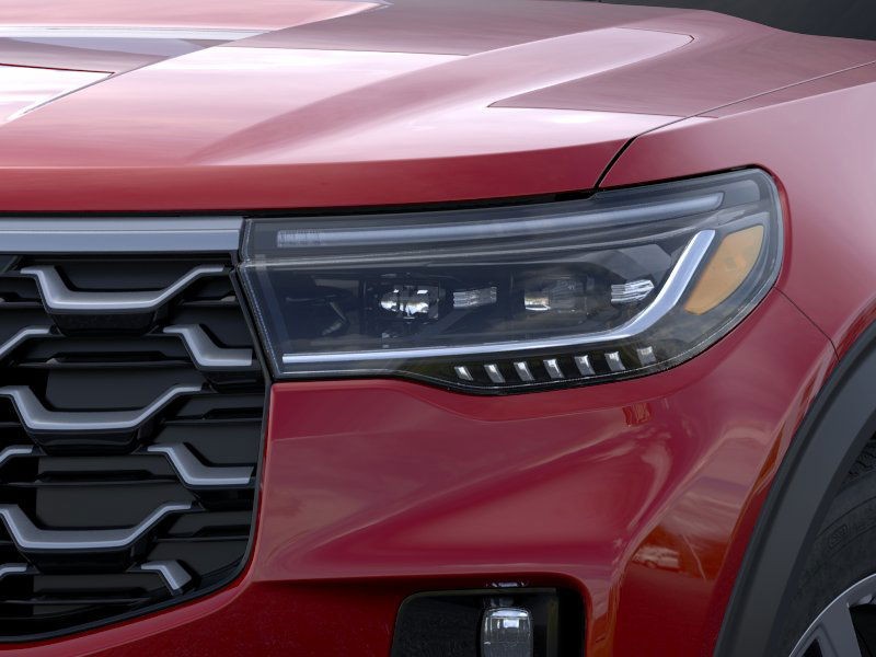 2026 Ford Explorer Platinum Rapid Red Metallic Tinted Clearcoat at Planet Ford