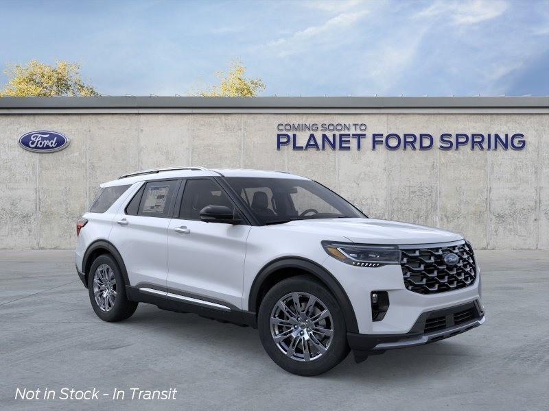 2027 Ford Explorer Platinum Avalanche Gray at Planet Ford