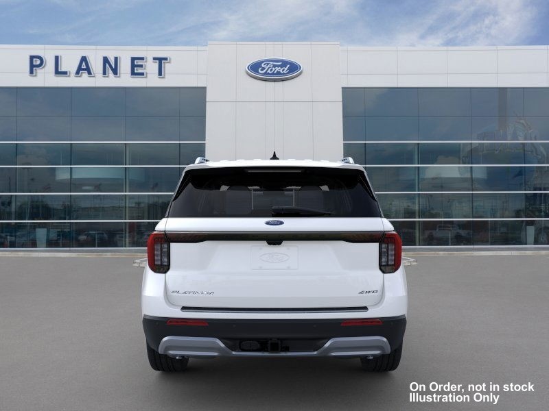 2026 Ford Explorer Platinum Star White Metallic Tri-Coat at Planet Ford
