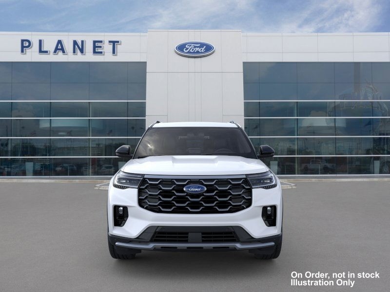 2026 Ford Explorer Platinum Star White Metallic Tri-Coat at Planet Ford