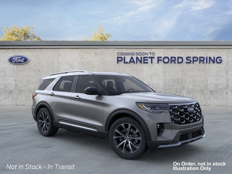 2026 Ford Explorer Platinum Carbonized Gray Metallic at Planet Ford