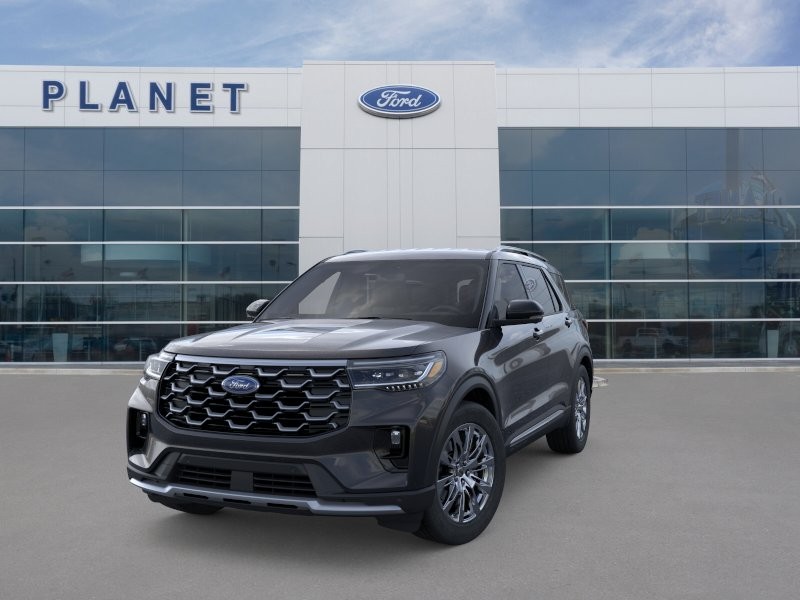 2026 Ford Explorer Platinum Agate Black Metallic at Planet Ford