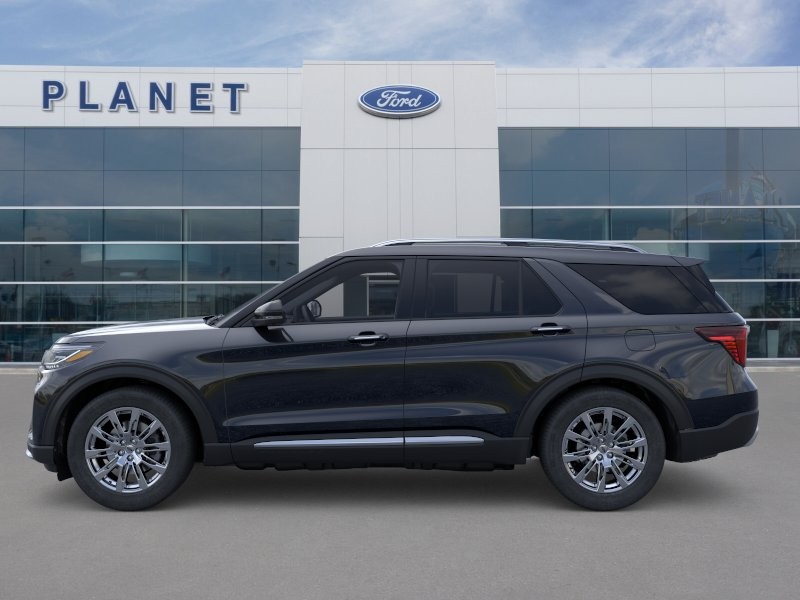 2026 Ford Explorer Platinum Agate Black Metallic at Planet Ford