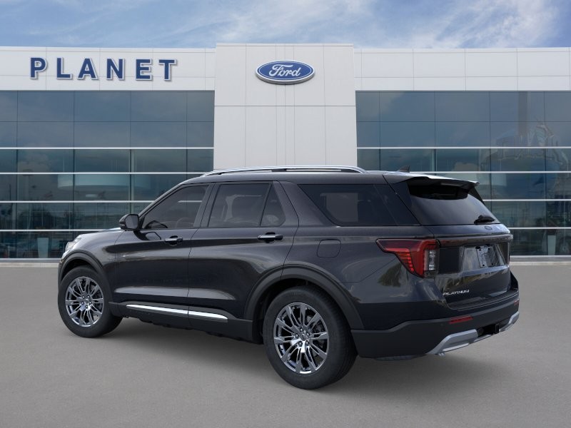 2026 Ford Explorer Platinum Agate Black Metallic at Planet Ford