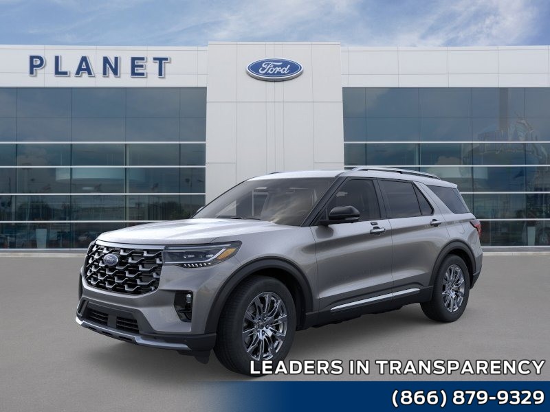2026 Ford Explorer Platinum Carbonized Gray Metallic at Planet Ford