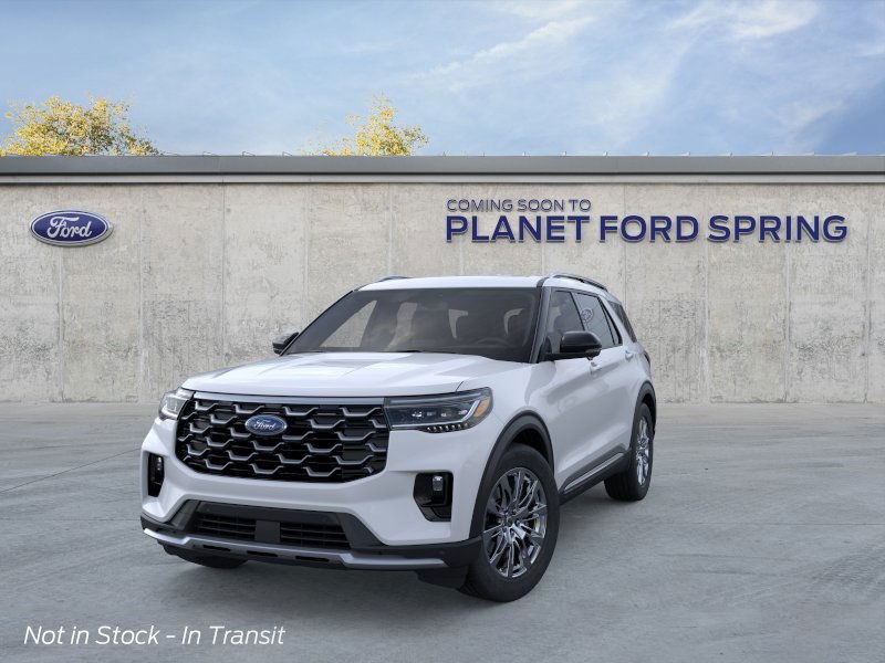 2026 Ford Explorer Platinum Space White Metallic at Planet Ford