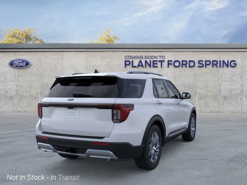 2026 Ford Explorer Platinum Space White Metallic at Planet Ford