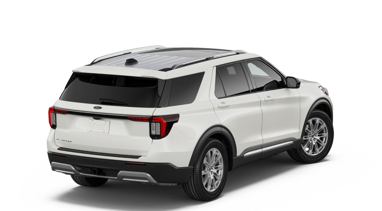 2026 Ford Explorer Platinum Star White Metallic Tri-Coat at Planet Ford