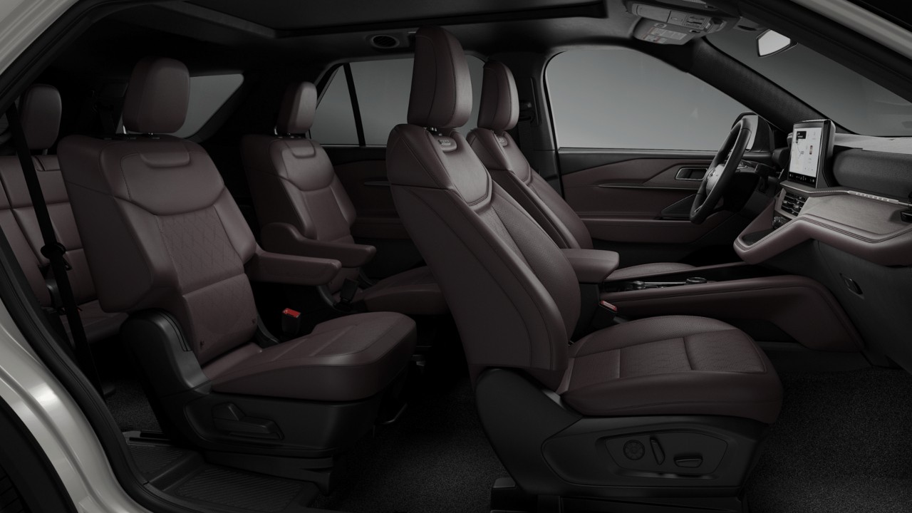 2026 Ford Explorer Platinum Star White Metallic Tri-Coat at Planet Ford