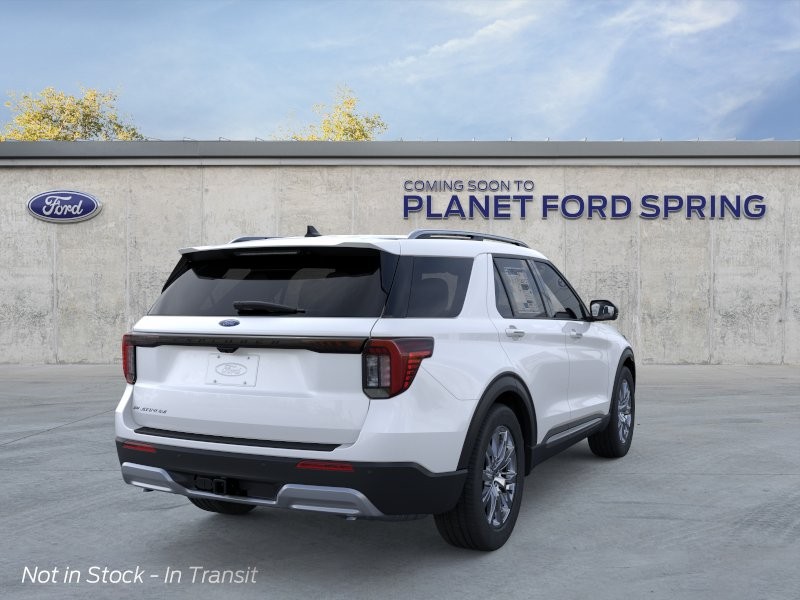 2026 Ford Explorer Platinum Star White Metallic Tri-Coat at Planet Ford