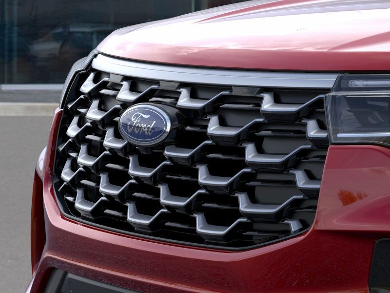 2026 Ford Explorer Platinum Rapid Red Metallic Tinted Clearcoat at Planet Ford