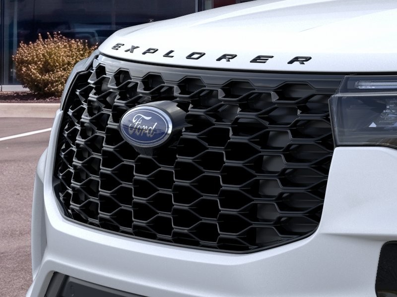 2026 Ford Explorer ST-Line Star White Metallic Tri-Coat at Planet Ford