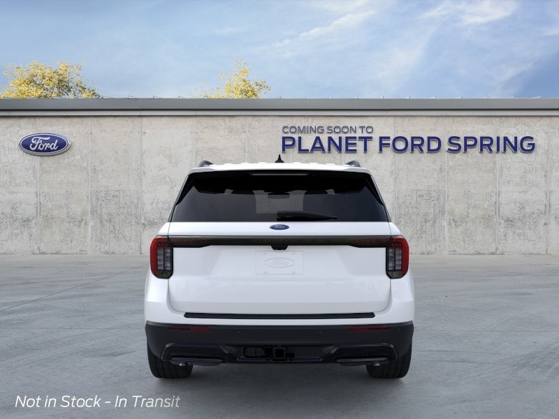 2026 Ford Explorer ST-Line Star White Metallic Tri-Coat at Planet Ford