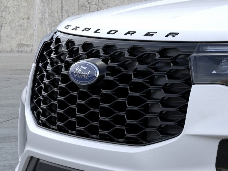 2026 Ford Explorer ST-Line Star White Metallic Tri-Coat at Planet Ford