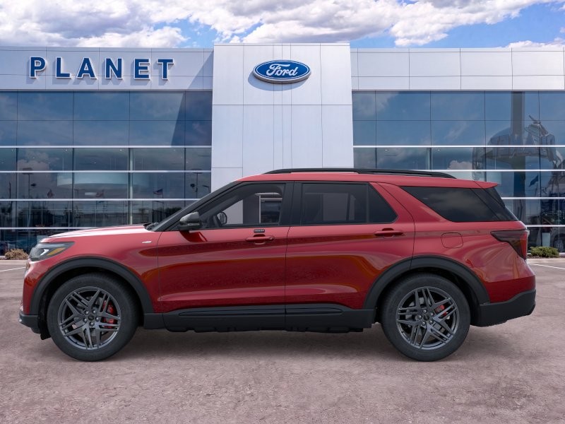 2026 Ford Explorer ST-Line Rapid Red Metallic Tinted Clearcoat at Planet Ford