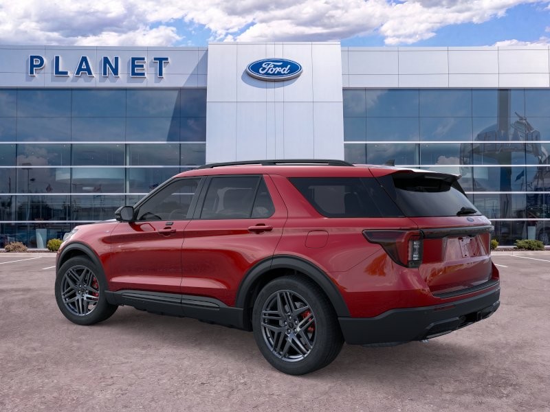 2026 Ford Explorer ST-Line Rapid Red Metallic Tinted Clearcoat at Planet Ford