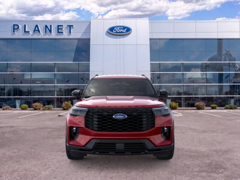 2026 Ford Explorer ST-Line Rapid Red Metallic Tinted Clearcoat at Planet Ford