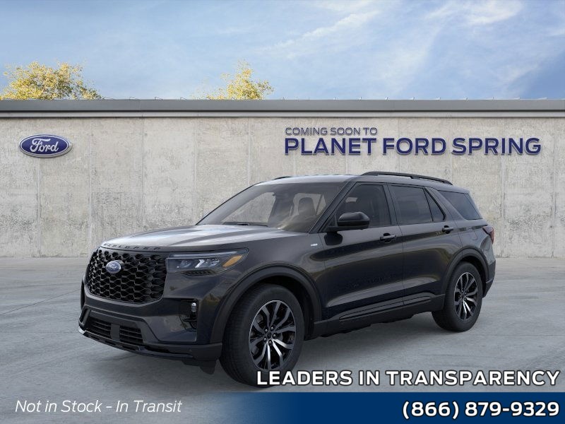 2027 Ford Explorer ST-Line Agate Black Metallic at Planet Ford