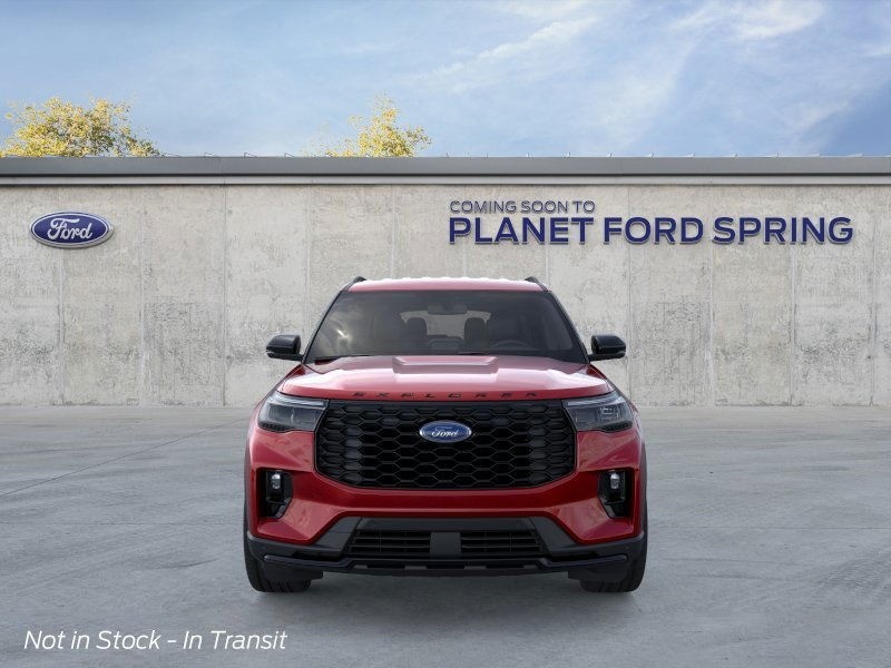 2027 Ford Explorer ST-Line Ruby Red Metallic Tinted Clearcoat at Planet Ford