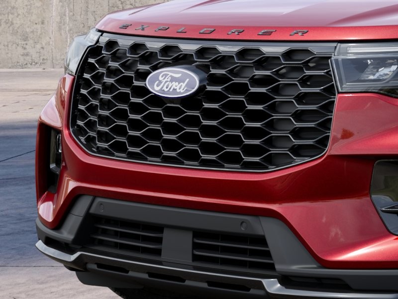 2027 Ford Explorer ST-Line Ruby Red Metallic Tinted Clearcoat at Planet Ford