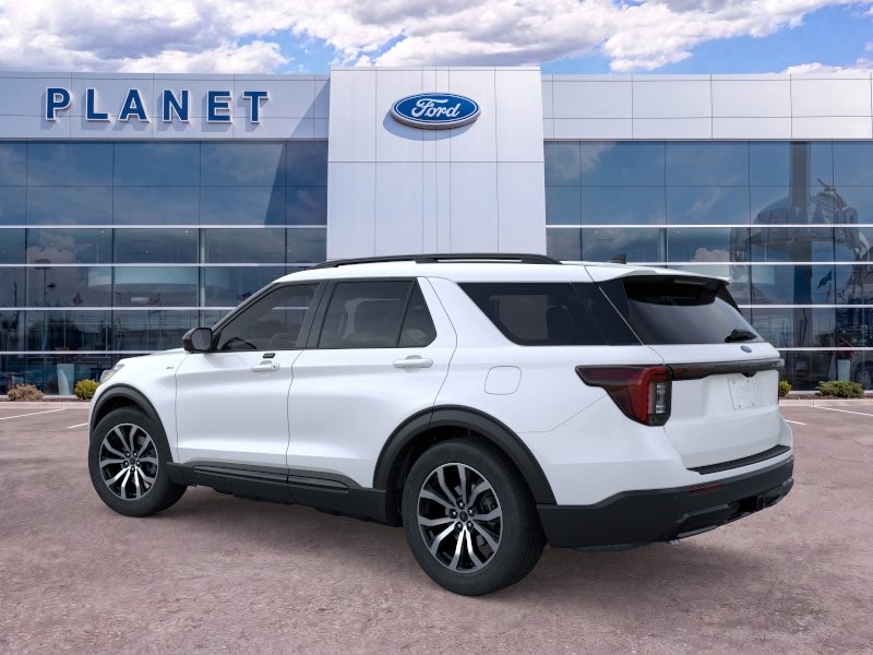 2026 Ford Explorer ST-Line Star White Metallic Tri-Coat at Planet Ford