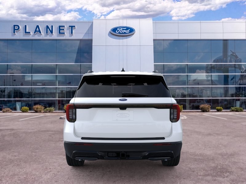 2026 Ford Explorer ST-Line Star White Metallic Tri-Coat at Planet Ford