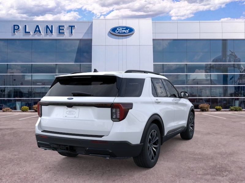 2026 Ford Explorer ST-Line Star White Metallic Tri-Coat at Planet Ford