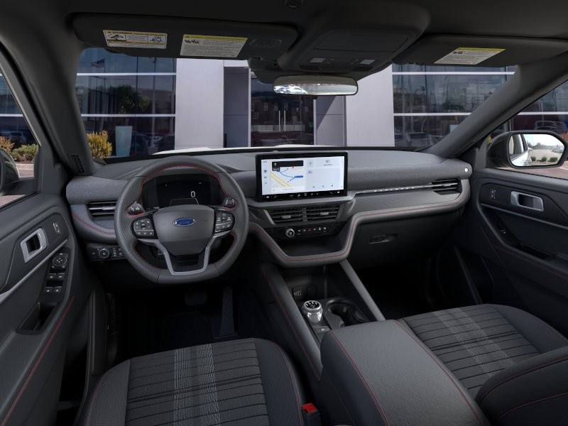 2026 Ford Explorer ST-Line Star White Metallic Tri-Coat at Planet Ford