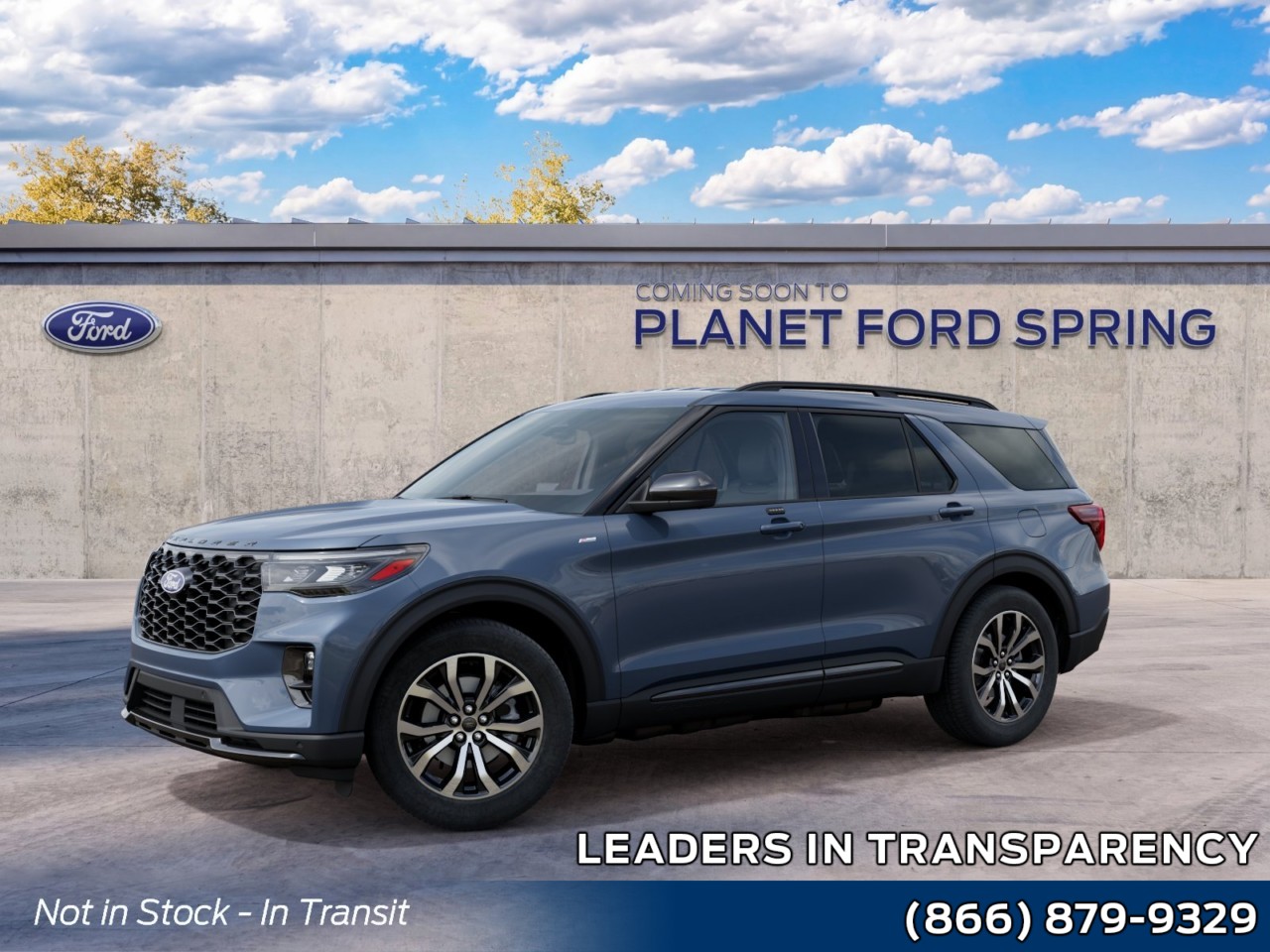 2027 Ford Explorer ST-Line Vapor Blue Metallic at Planet Ford