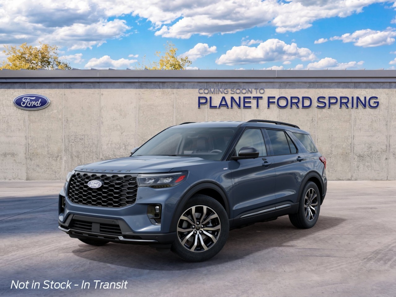 2027 Ford Explorer ST-Line Vapor Blue Metallic at Planet Ford