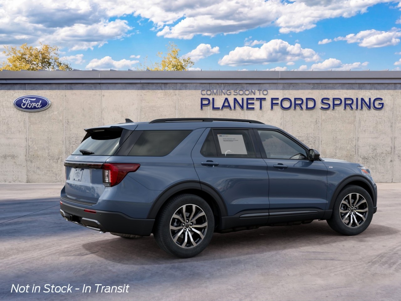 2027 Ford Explorer ST-Line Vapor Blue Metallic at Planet Ford