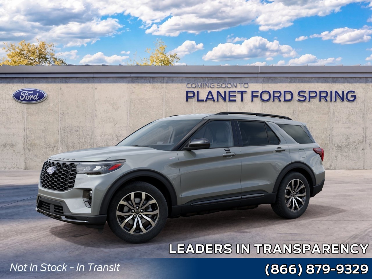 2027 Ford Explorer ST-Line Avalanche Gray at Planet Ford