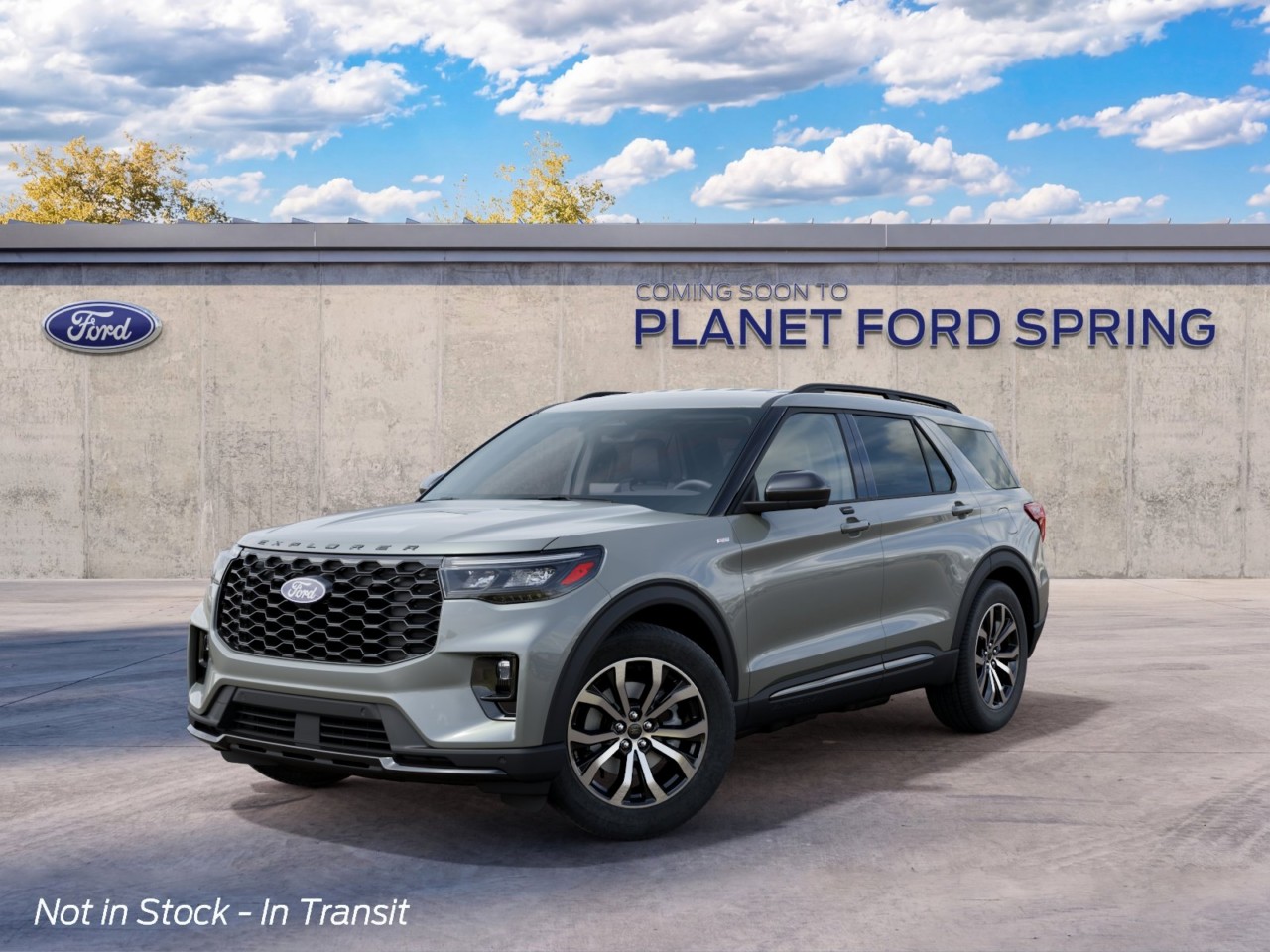 2027 Ford Explorer ST-Line Avalanche Gray at Planet Ford
