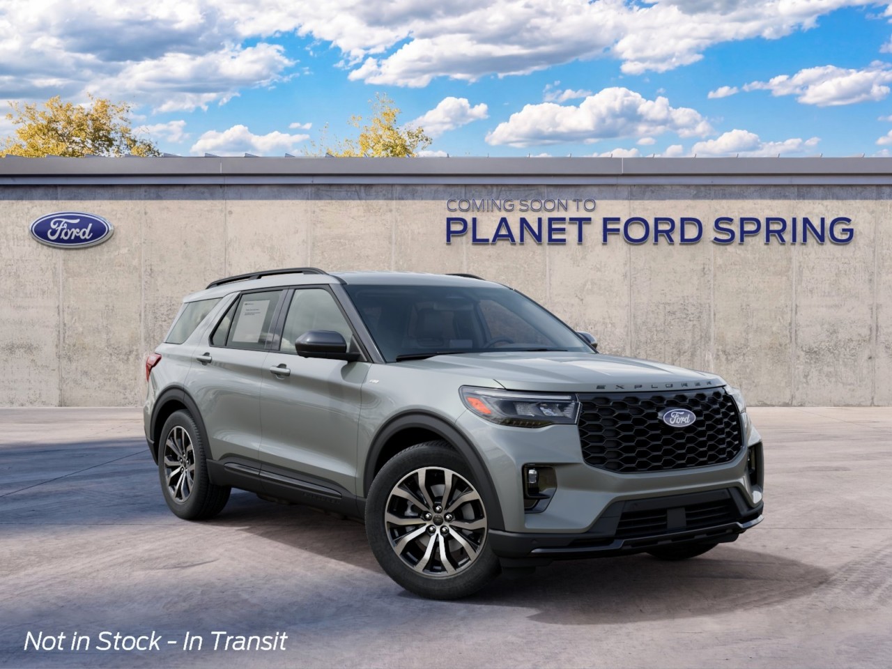 2027 Ford Explorer ST-Line Avalanche Gray at Planet Ford