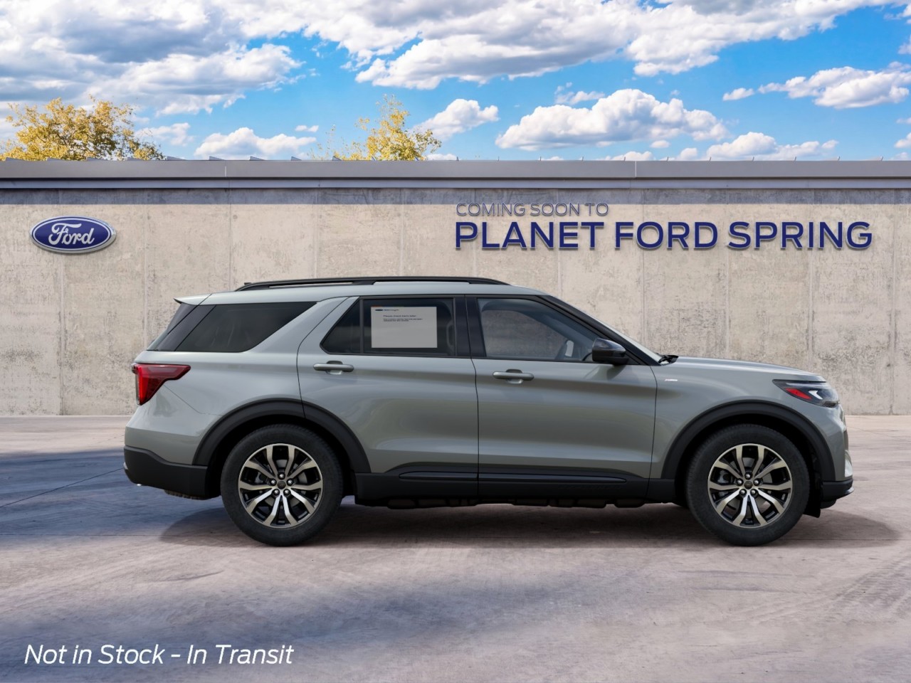 2027 Ford Explorer ST-Line Avalanche Gray at Planet Ford