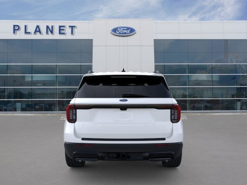 2026 Ford Explorer ST-Line Star White Metallic Tri-Coat at Planet Ford