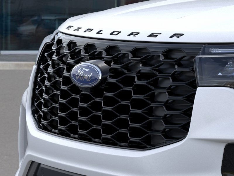2026 Ford Explorer ST-Line Star White Metallic Tri-Coat at Planet Ford