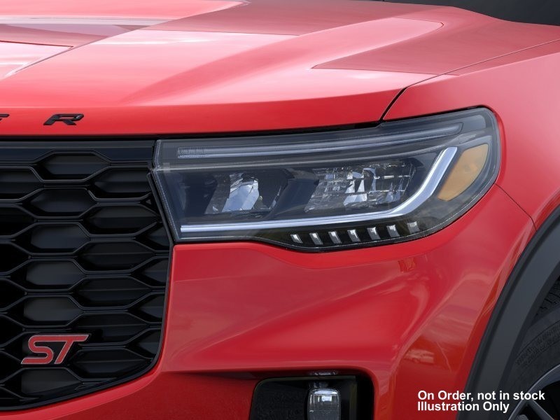 2026 Ford Explorer ST-Line Rapid Red Metallic Tinted Clearcoat at Planet Ford