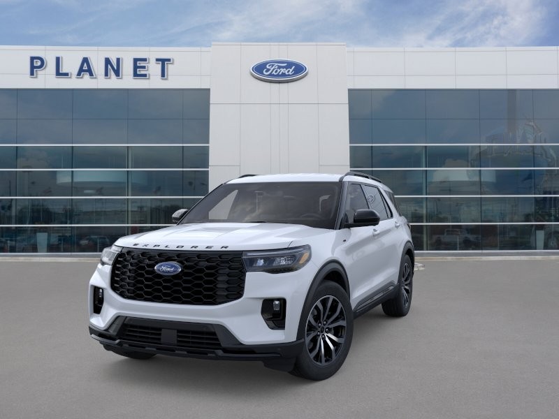 2026 Ford Explorer ST-Line Space White Metallic at Planet Ford