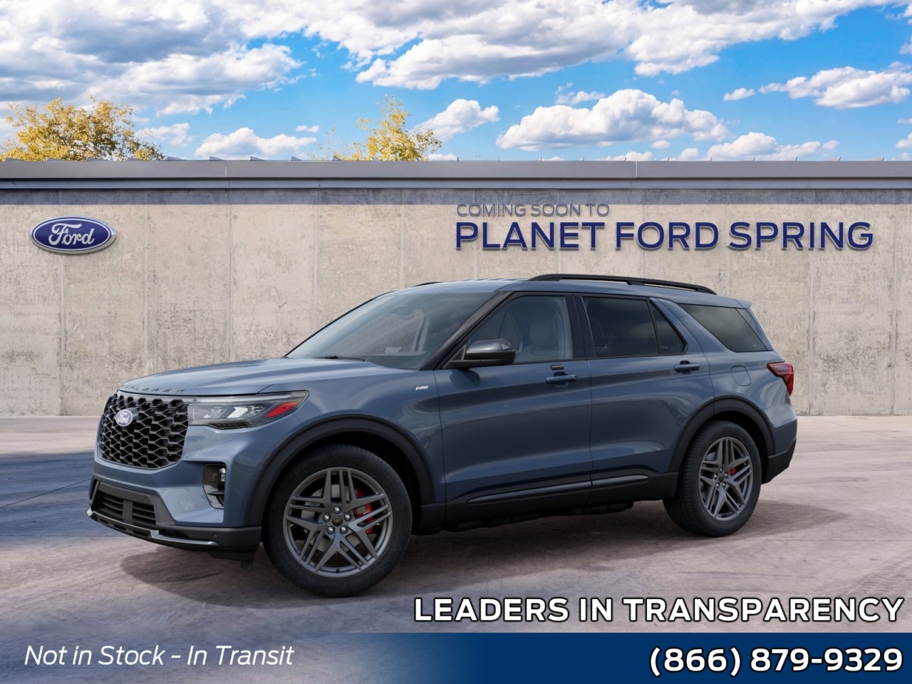 2027 Ford Explorer ST-Line Vapor Blue Metallic at Planet Ford
