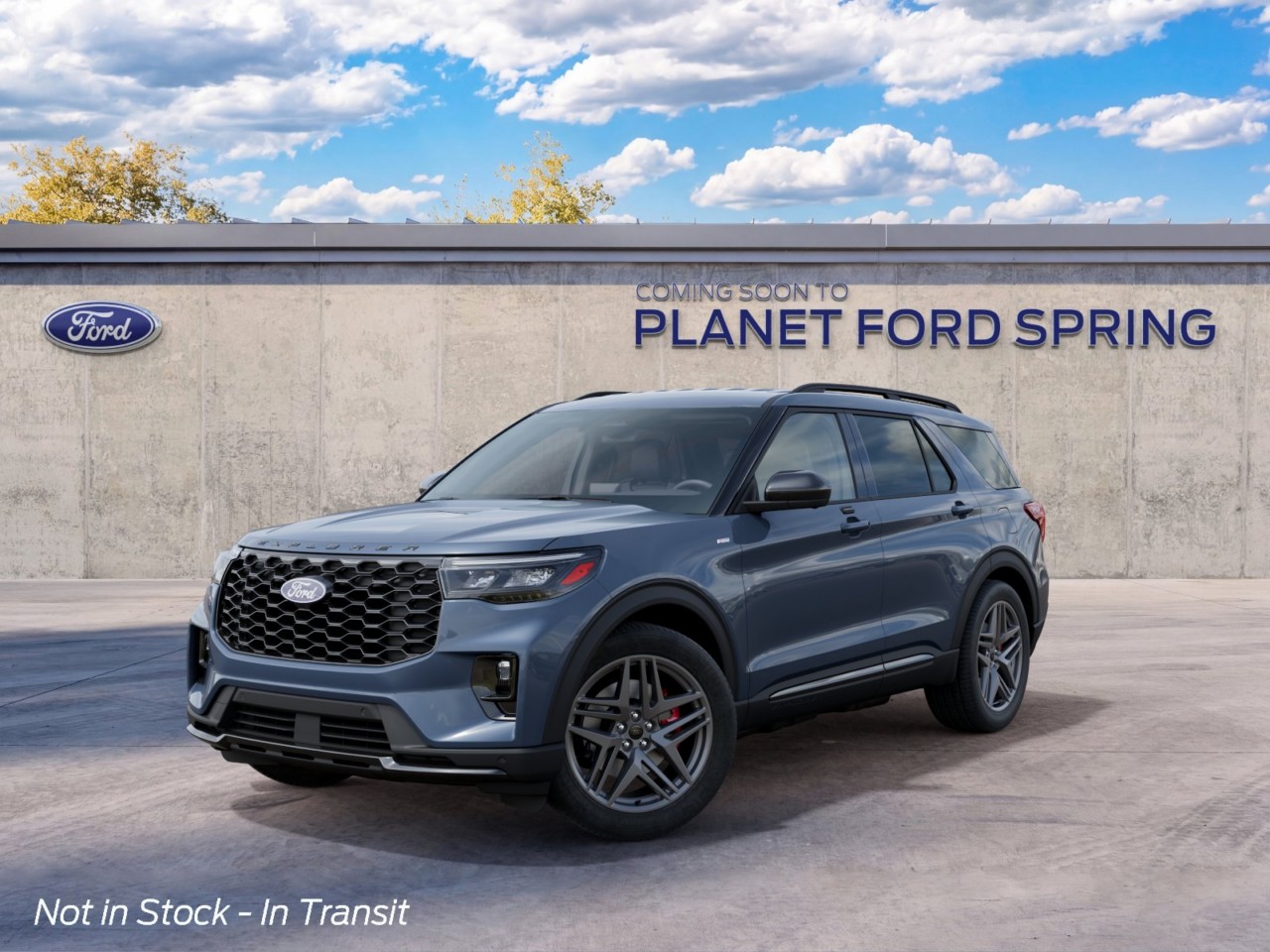 2027 Ford Explorer ST-Line Vapor Blue Metallic at Planet Ford